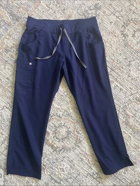 Figs Navy Cargo Scrub Pants